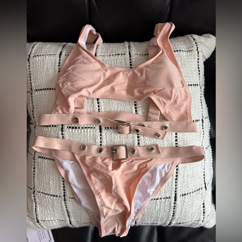 Pink Cut Out Rave Ready Bikini